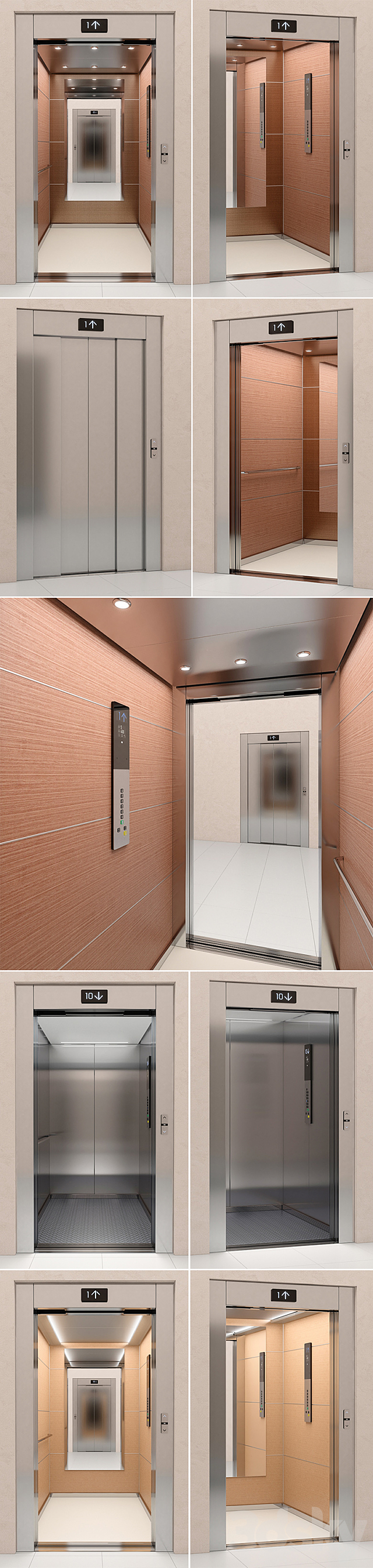 Elevator Kone NanoSpace 3DSMax File - thumbnail 2