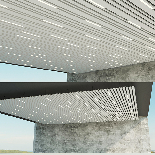 False ceiling 9 3DS Max Model - thumbnail 3