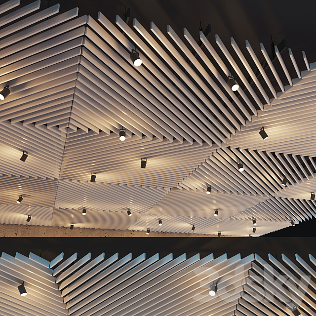 False ceiling rack. 21 3ds Max - thumbnail 1