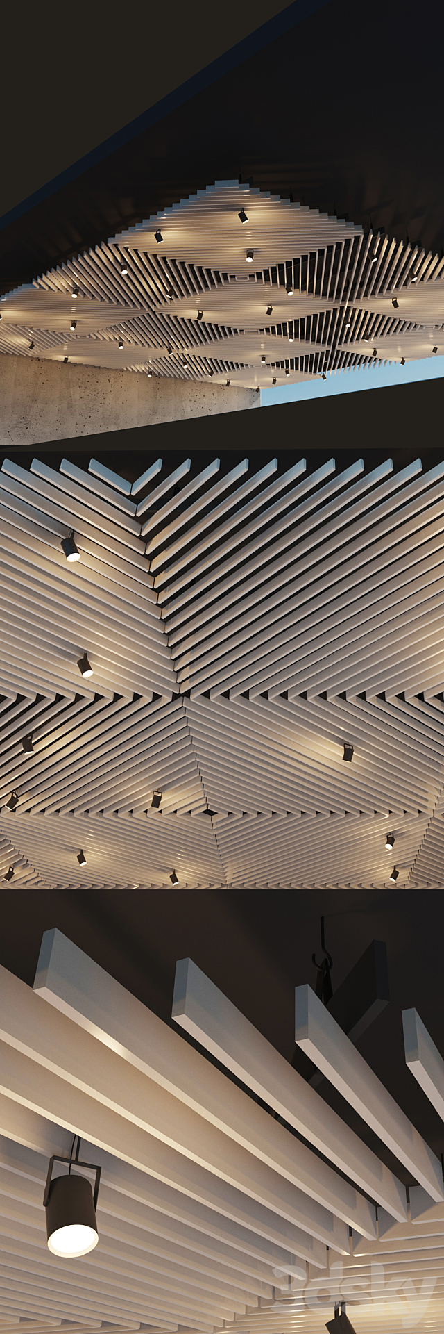 False ceiling rack. 21 3ds Max - thumbnail 2