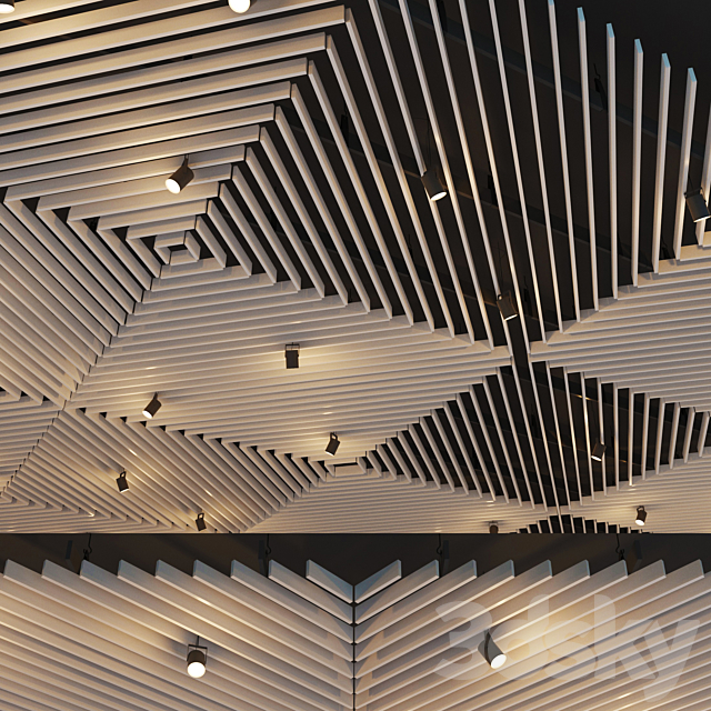 False ceiling rack. 21 3ds Max - thumbnail 3