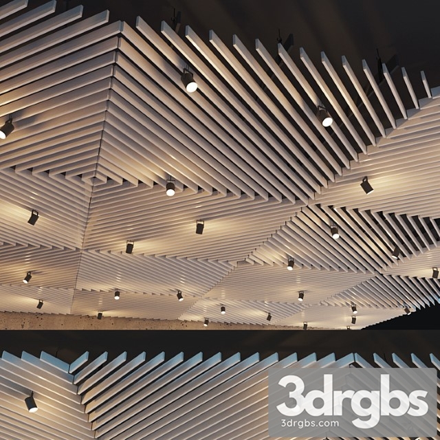 False ceiling rack. 21 3dsmax Download - thumbnail 1