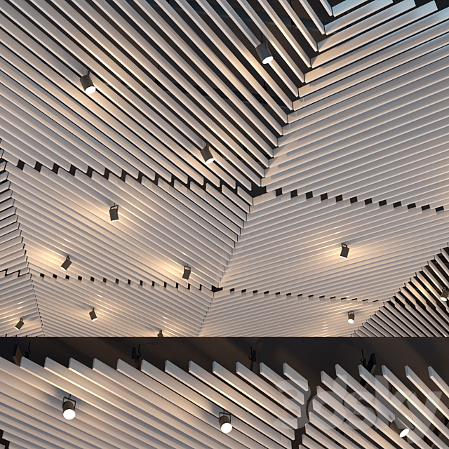 False ceiling rack. 25 3ds Max - thumbnail 1