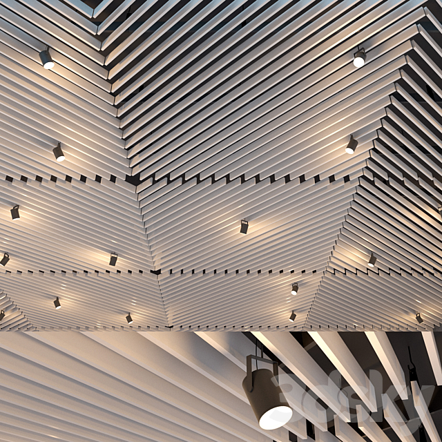 False ceiling rack. 25 3ds Max - thumbnail 2