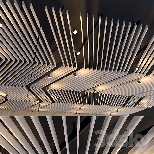 False ceiling rack. 29th 3ds Max - thumbnail 2