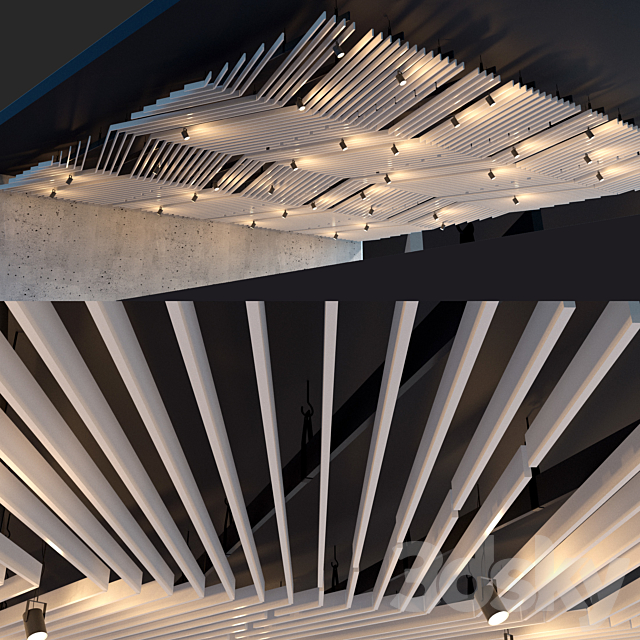 False ceiling rack. 29th 3ds Max - thumbnail 3