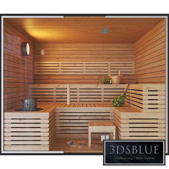 Finnish Sauna 2 3DS Max - thumbnail 3