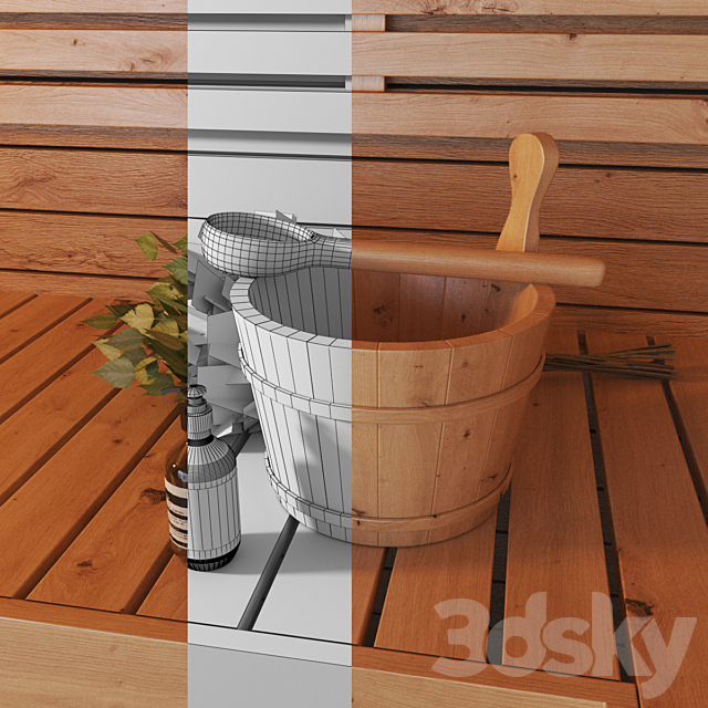 Finnish Sauna 2 3DSMax File - thumbnail 2