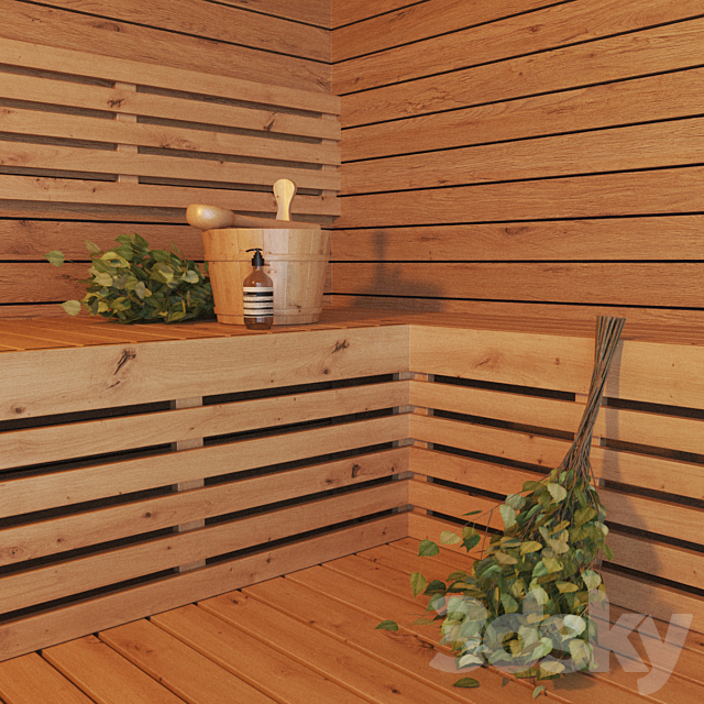 Finnish Sauna 2 3DSMax File - thumbnail 4