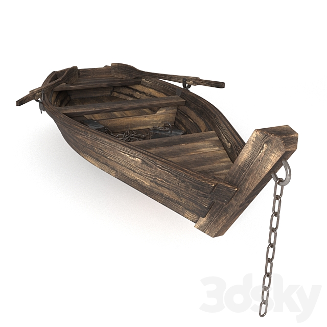 fishing boat 3ds Max - thumbnail 1