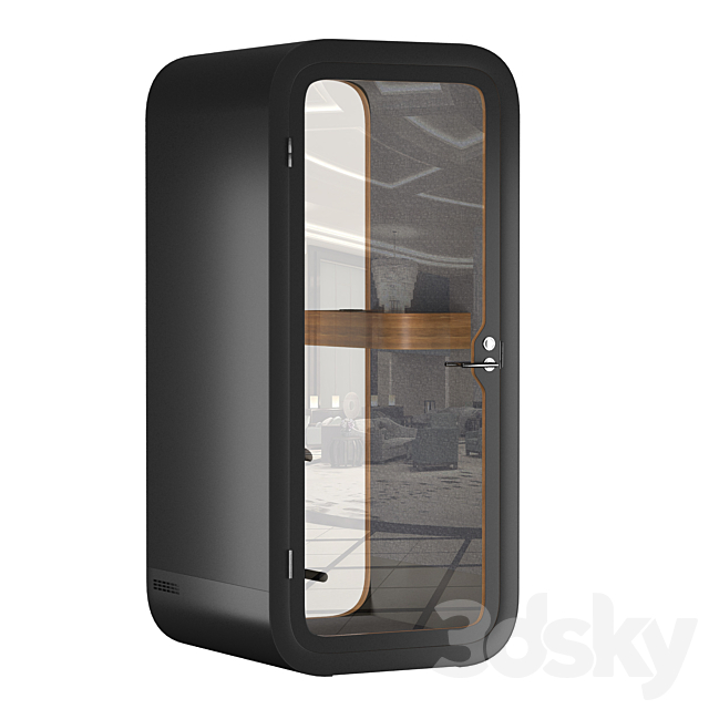 Framery O Office Phone Booth 3ds Max - thumbnail 2