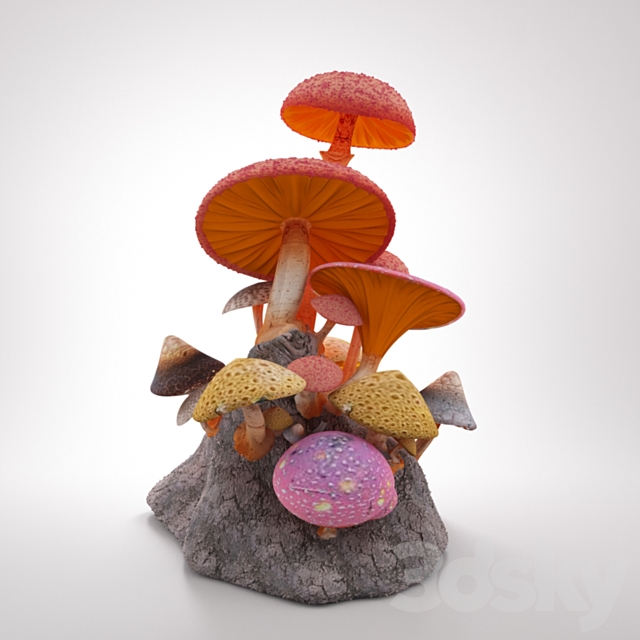 fungus 3DS Max Model - thumbnail 2