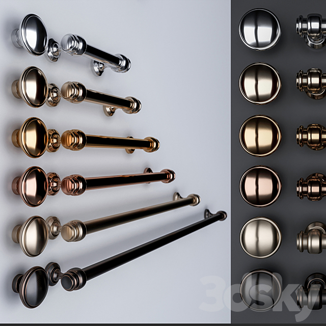 Furniture handles R16 3DSMax File - thumbnail 1