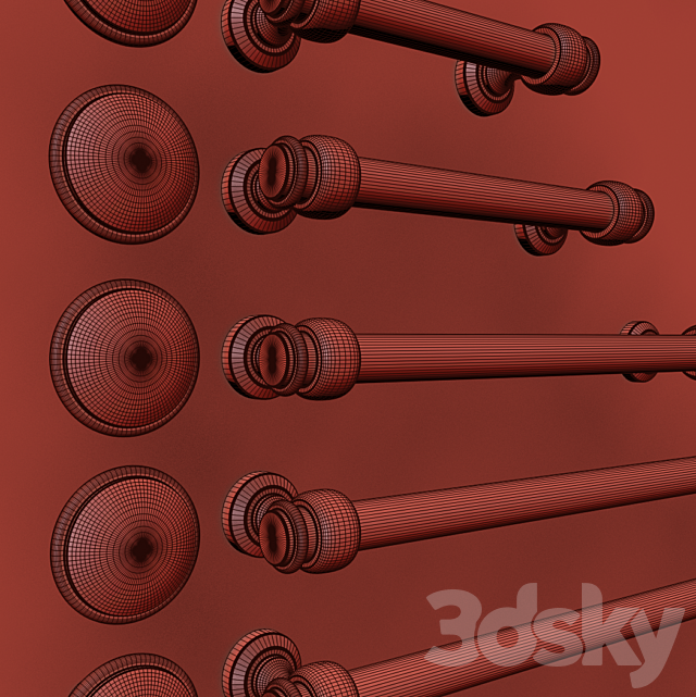 Furniture handles R16 3DSMax File - thumbnail 3