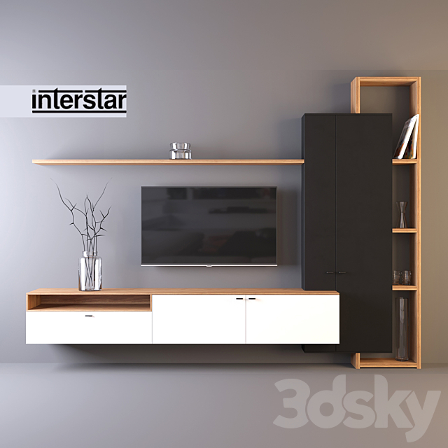 Furniture Wall “Interstar” 3DSMax File - thumbnail 1