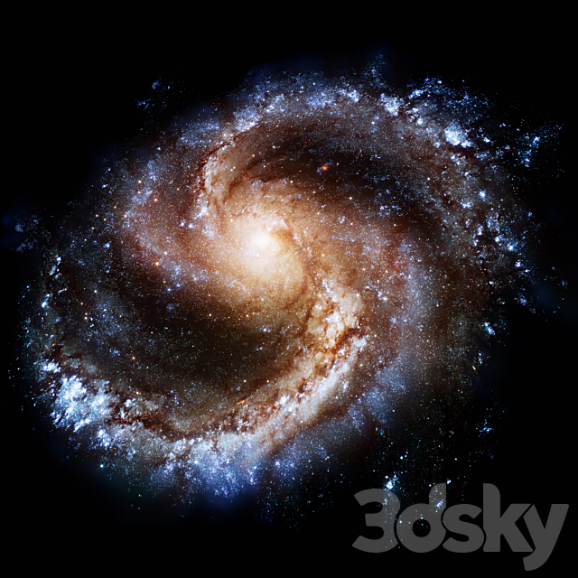 Galaxy NGC 4535 3ds Max - thumbnail 1