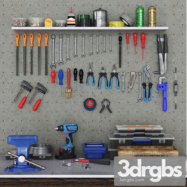 Garage tools 3dsmax Download - thumbnail 1