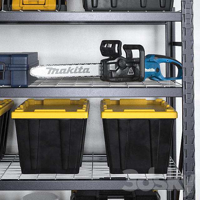 garage tools set 12 3DSMax File - thumbnail 4