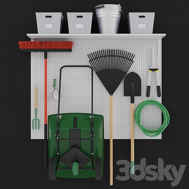 garden tools 3DSMax File - thumbnail 1