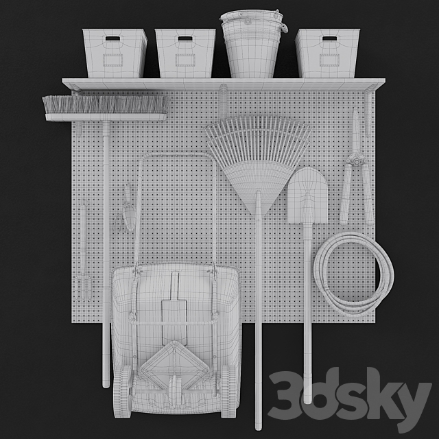 garden tools 3DSMax File - thumbnail 2