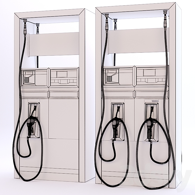 GAS DISPENSER UNITS-1 3DS Max Model - thumbnail 2