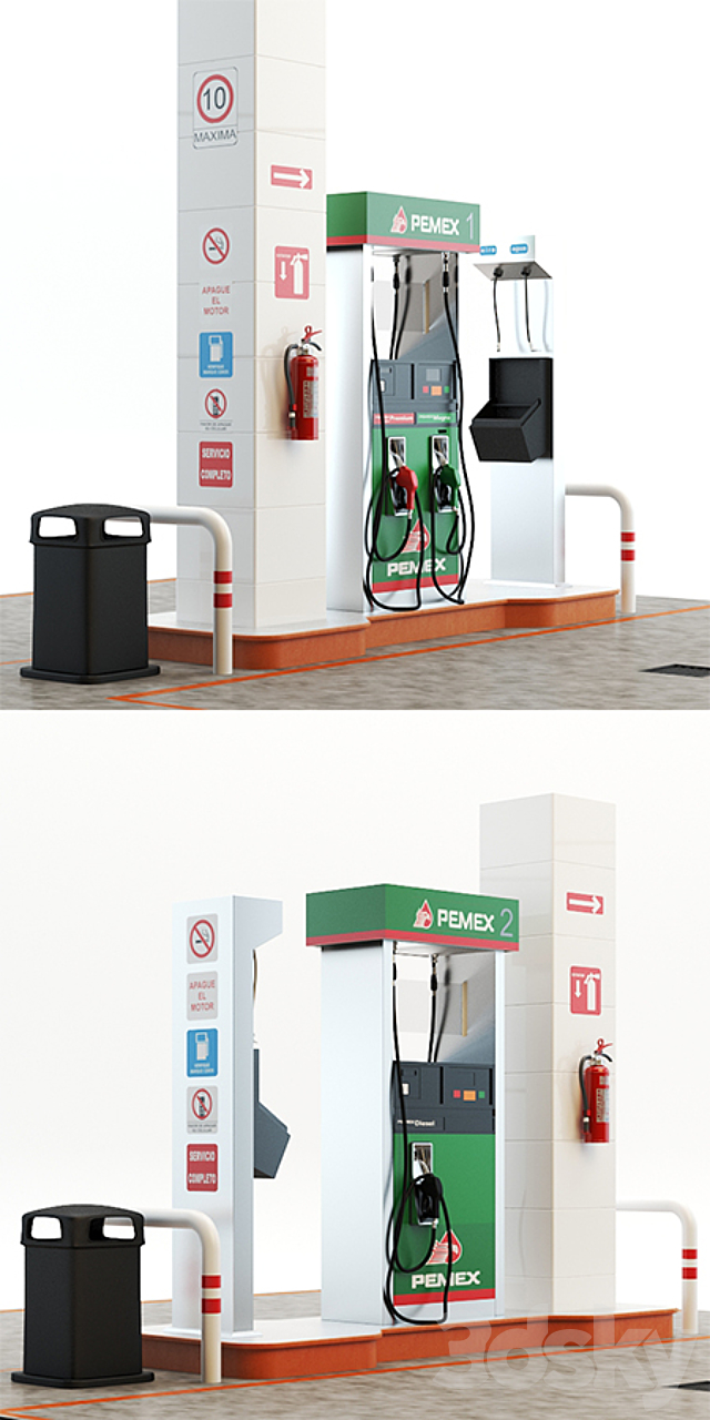 GAS DISPENSER UNITS-1 3DS Max Model - thumbnail 3