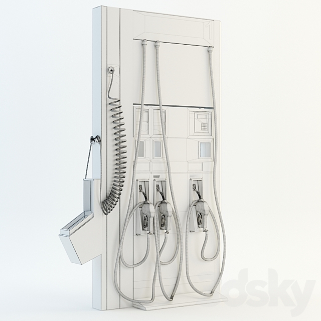 GAS DISPENSER UNITS-2 3DS Max Model - thumbnail 2