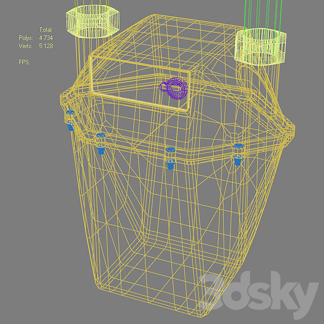 Gas meter SGBV-1 3DSMax File - thumbnail 3