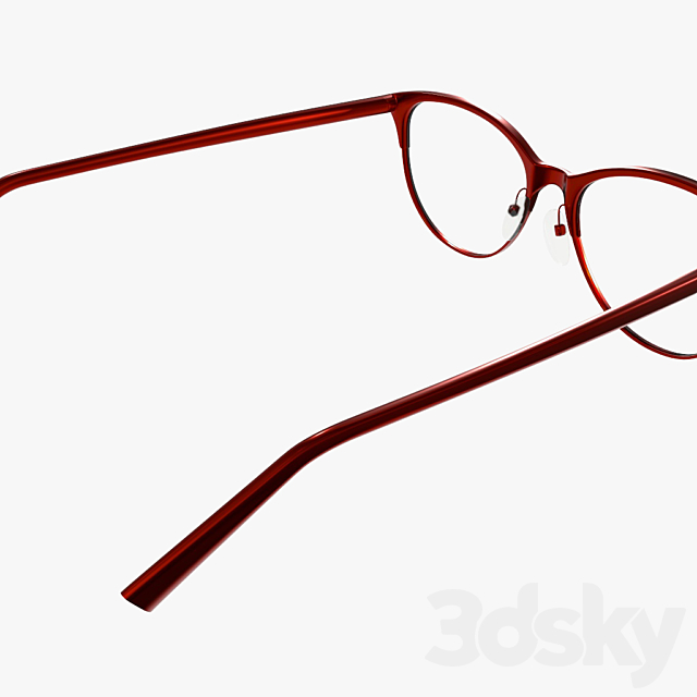 Glasses 3DS Max Model - thumbnail 2