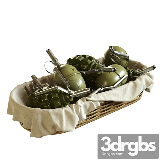 Grenades in the basket 3dsmax Download - thumbnail 1