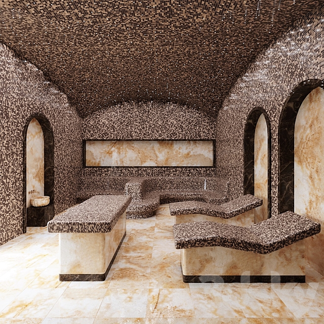 Hamam set 3DS Max Model - thumbnail 4