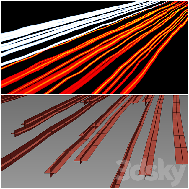 Headlight tracks 3DSMax File - thumbnail 3