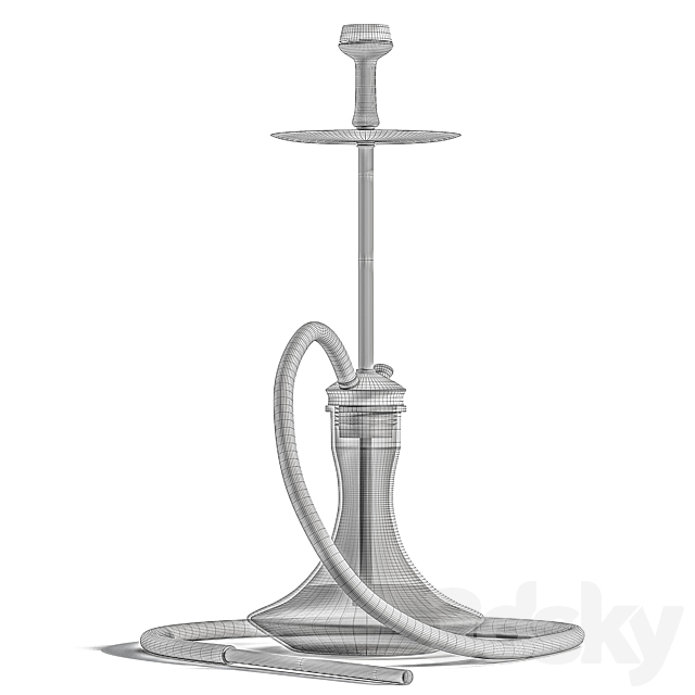 Hookah ykap slim 3DS Max Model - thumbnail 5