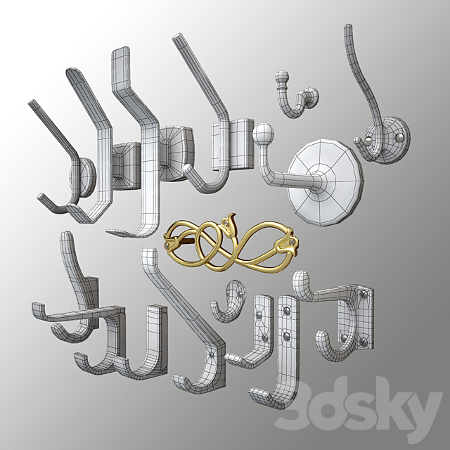 Hooks. Different 14sht. 3DSMax File - thumbnail 2