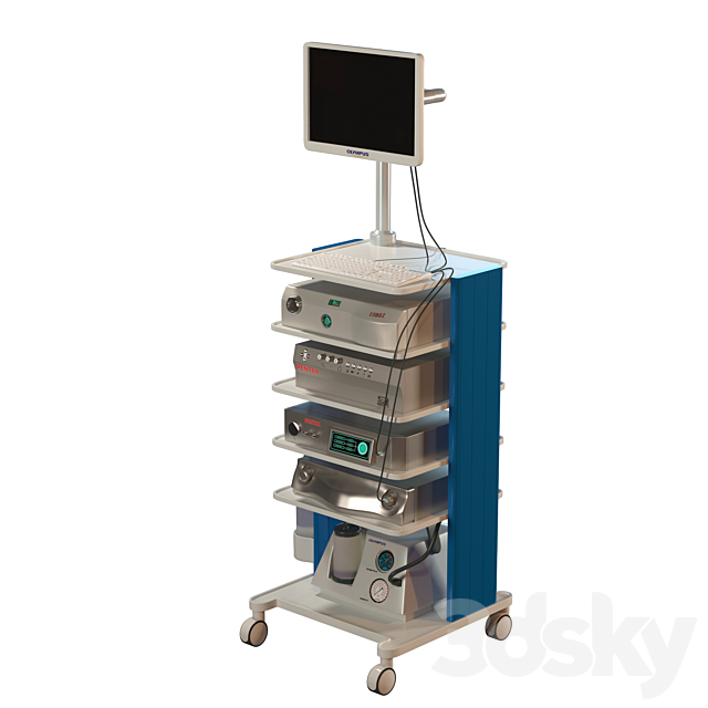 hospital equipment vol 3 (surgical room set) 3DS Max Model - thumbnail 3