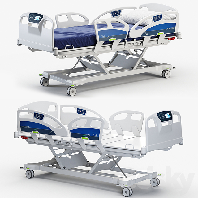 Hospital room equipment 3DSMax File - thumbnail 3