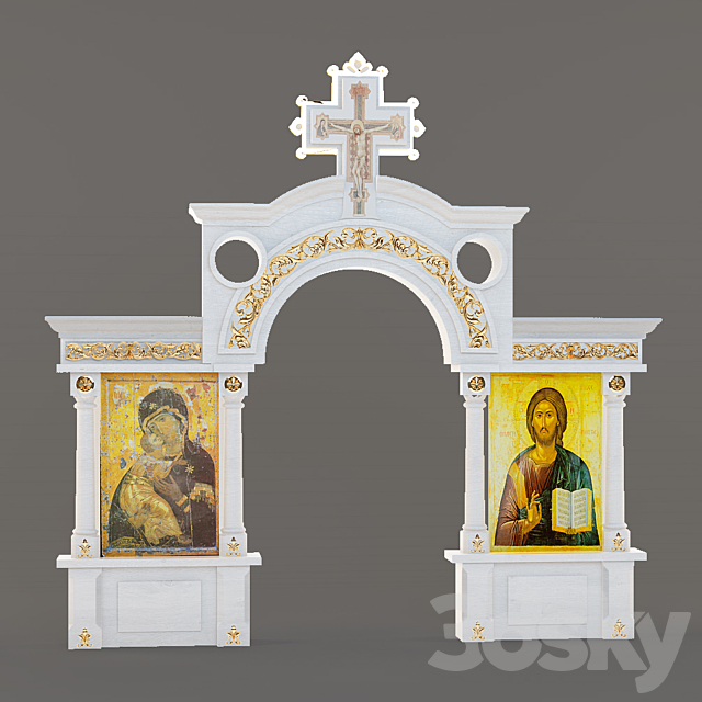 iconostasis 3ds Max - thumbnail 3