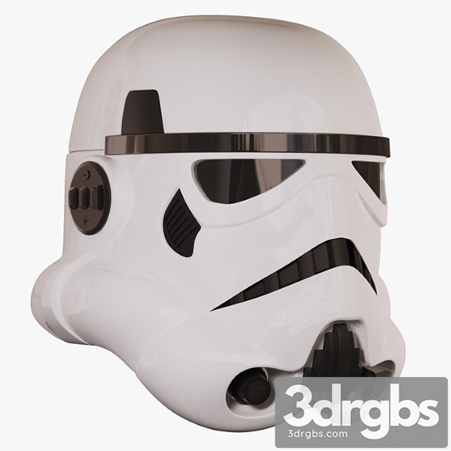 Imperial attack aircraft helmet (star wars) 3dsmax Download - thumbnail 1