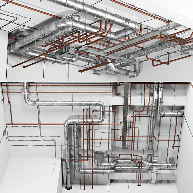 Industrial ceiling 3DSMax File - thumbnail 1