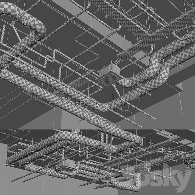 Industrial ceiling 3DSMax File - thumbnail 5