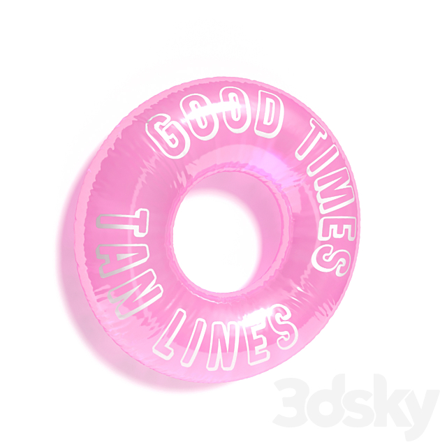 Inflatable circle 3DS Max Model - thumbnail 2