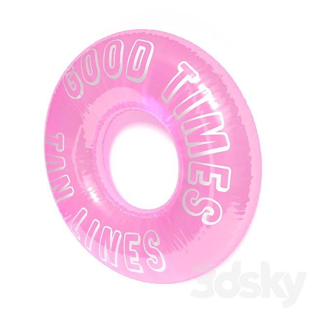 Inflatable circle 3DS Max Model - thumbnail 3