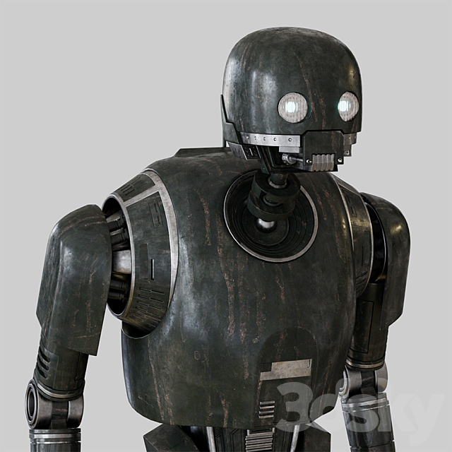 K2so droid StarWars 3DSMax File - thumbnail 2