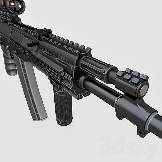 Kalashnikov_AK-12 3DSMax File - thumbnail 2