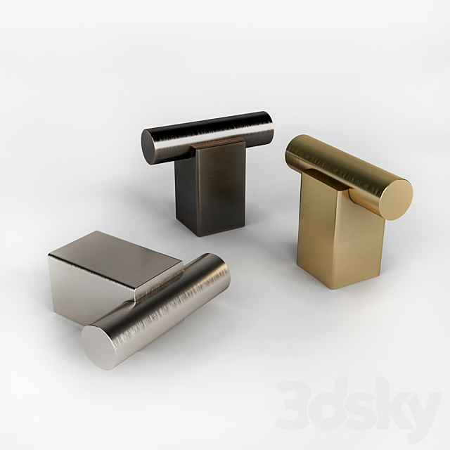 Knob House R8 Pen Set 3DSMax File - thumbnail 2