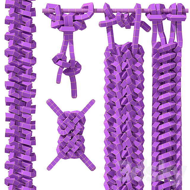 Knots and braids 2 3DS Max Model - thumbnail 5