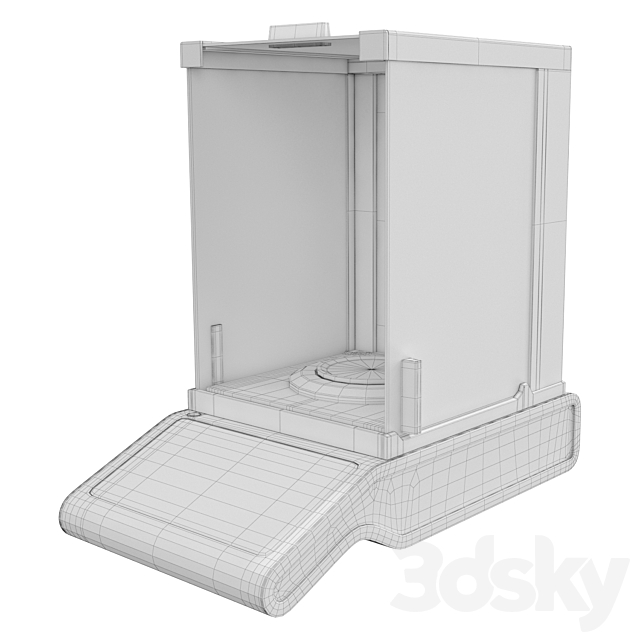 Laboratory Balances _ Laboratory balances 3DS Max Model - thumbnail 2