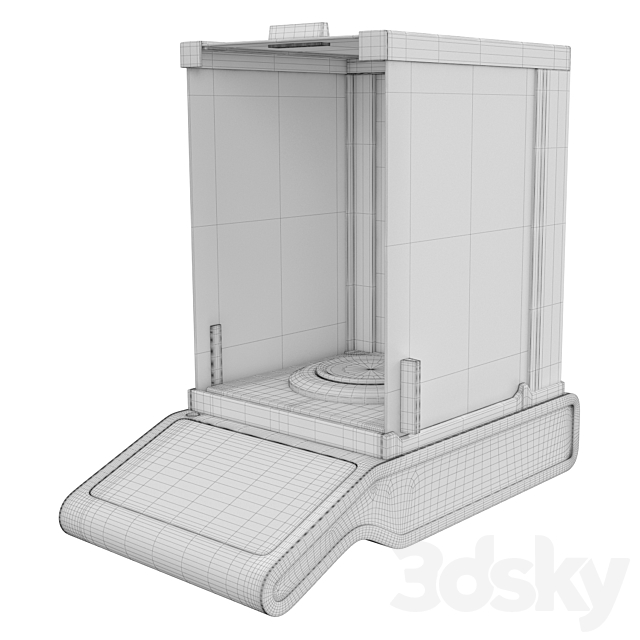 Laboratory Balances _ Laboratory balances 3DS Max Model - thumbnail 3