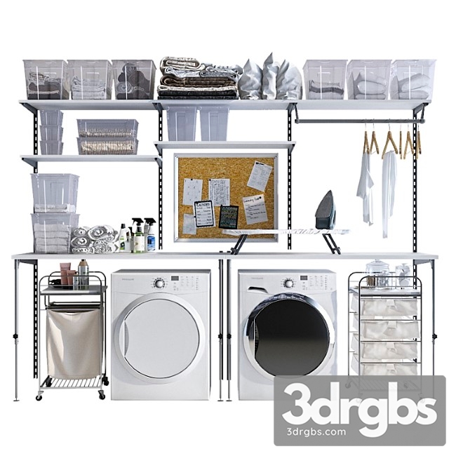 Laundry Room Decor 5 3dsmax Download - thumbnail 1