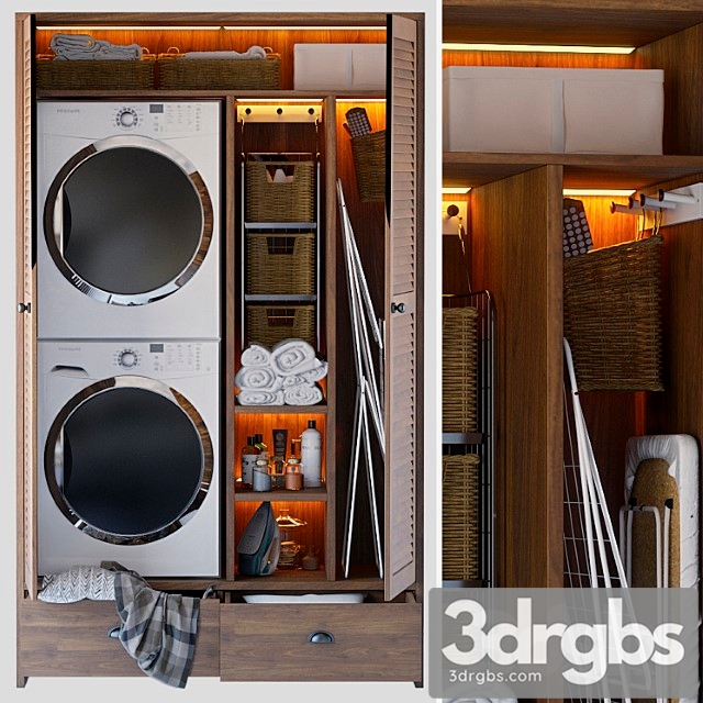 Laundry Room Decor 7 3dsmax Download - thumbnail 1